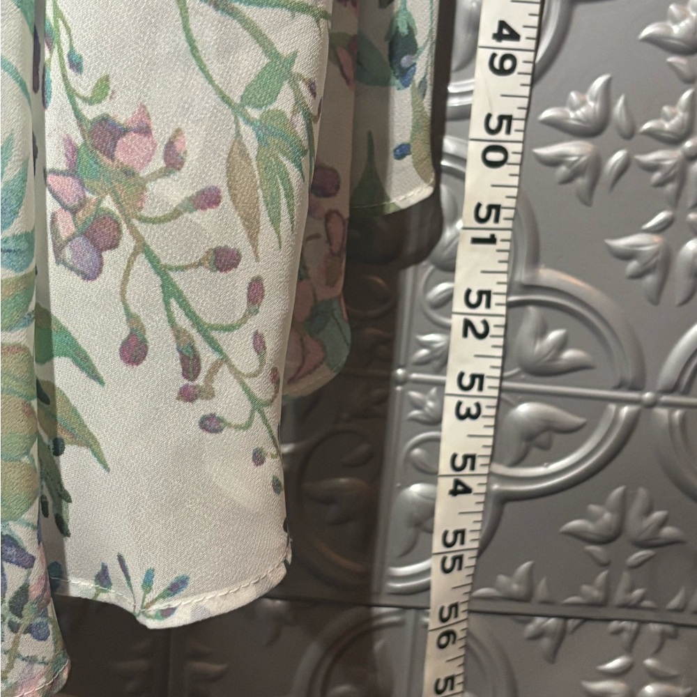 Vintage Leslie Fay maxi dress gown pastel vacation summer wedding party elegant - Picture 11 of 11